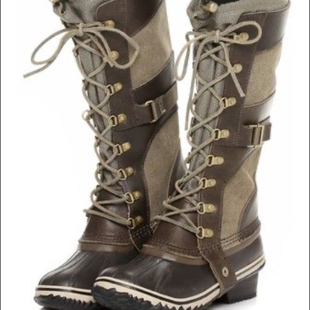 Sorel Conquest Carly Waterproof Insulated Winter Boots - Women's Size 9